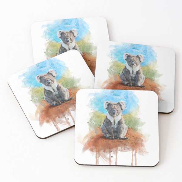 Item preview, Watercolor Illusration of a Koala designed and sold by Tansel Diplikaya.