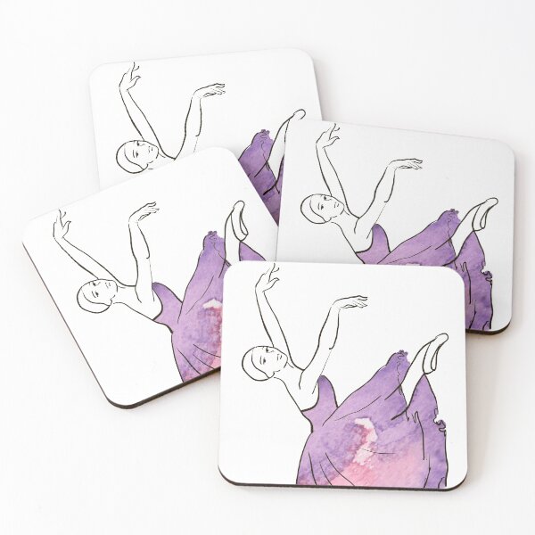 Item preview, ballerina figure, watercolor illustration designed and sold by Olga Berlet.