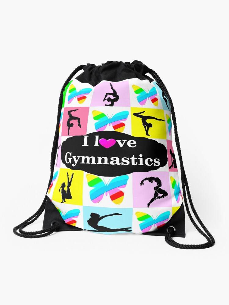 drawstring gymnastics bag