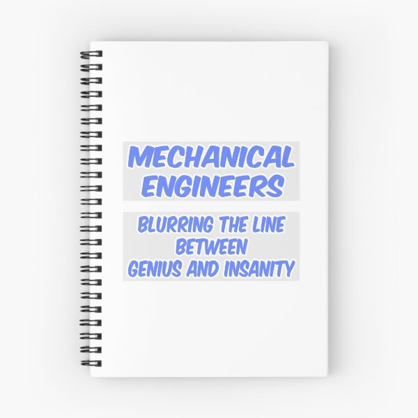 Item preview, Mechanical Engineer Joke .. Genius and Insanity designed and sold by TKUP22.