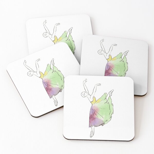 Item preview, ballerina figure, watercolor illustration designed and sold by Olga Berlet.