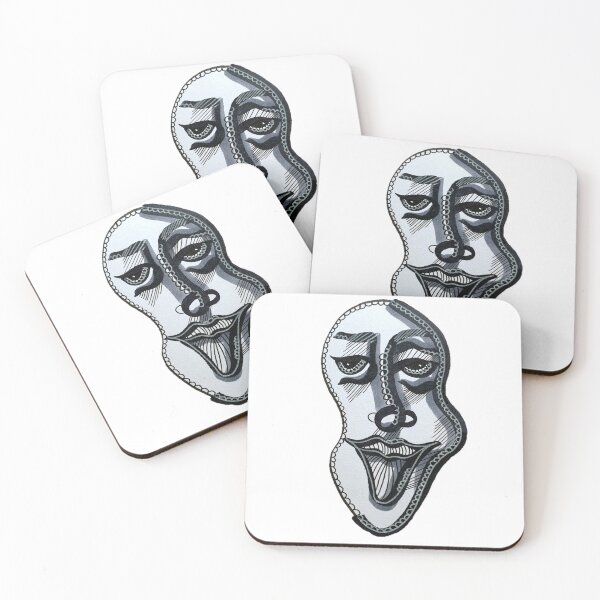 Item preview, Contrast B&W Character Face designed and sold by flora-ret.