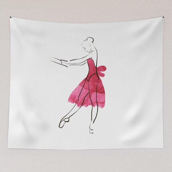 Item preview, Vector hand drawing ballerina figure, watercolor illustration designed and sold by Olga Berlet.