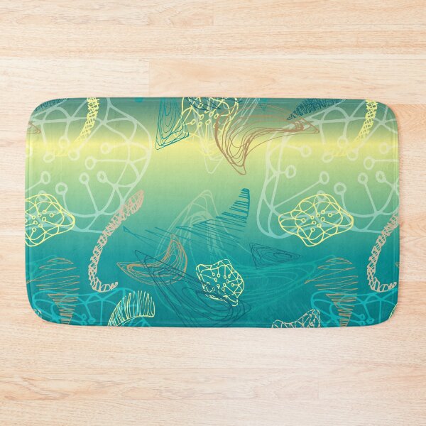 Item preview, abstract deep see underwater pattern design designed and sold by Marlene Wagenhofer.