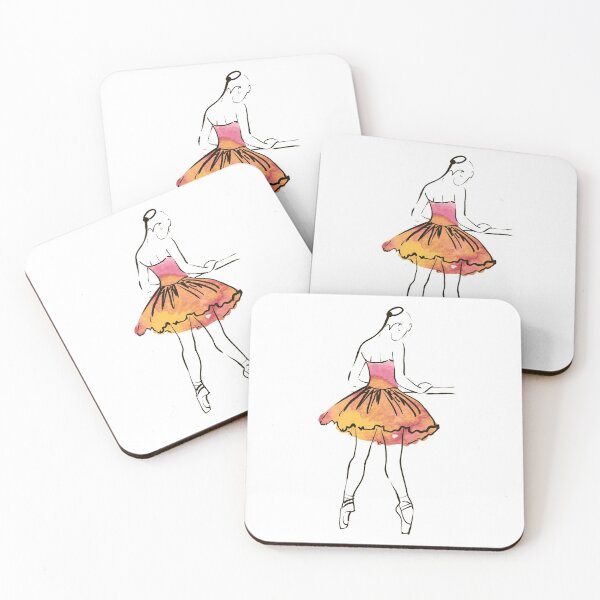 Item preview, ballerina figure, watercolor illustration designed and sold by Olga Berlet.