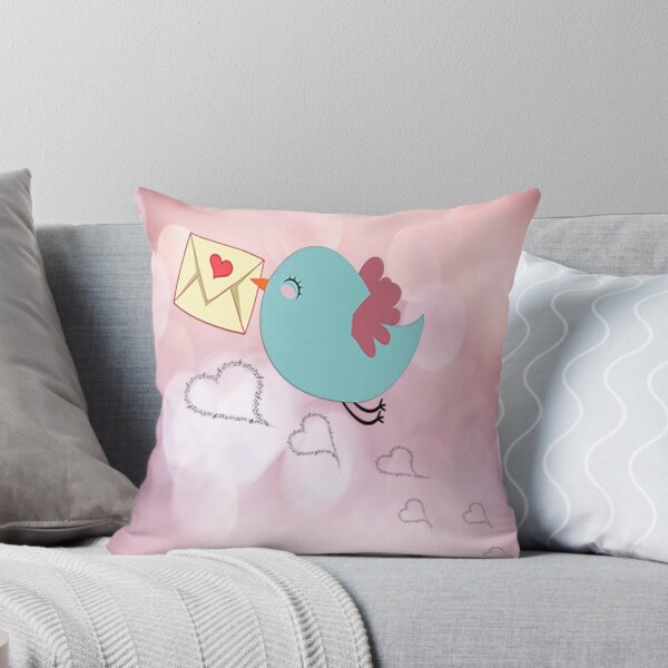 Item preview, Cute Couple Gifts Bird Love Mail Valentines Day Hearts  designed and sold by Cute & Sassy Custom Gifting Boutiques.