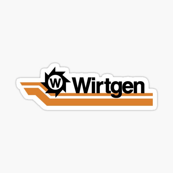 Classic Wirtgen logo Sticker