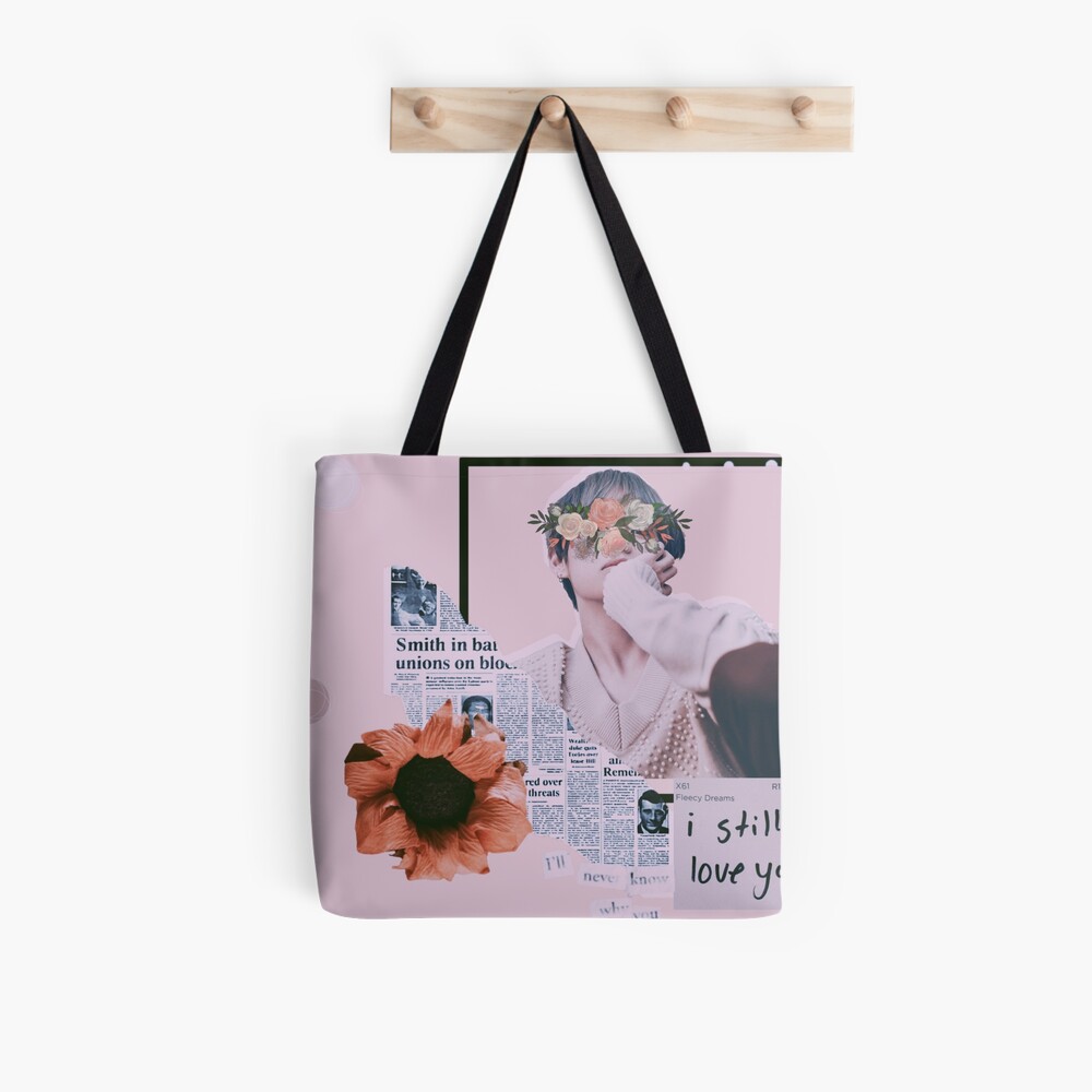 Korean Aesthetic Tote Bag, Standart / Pink