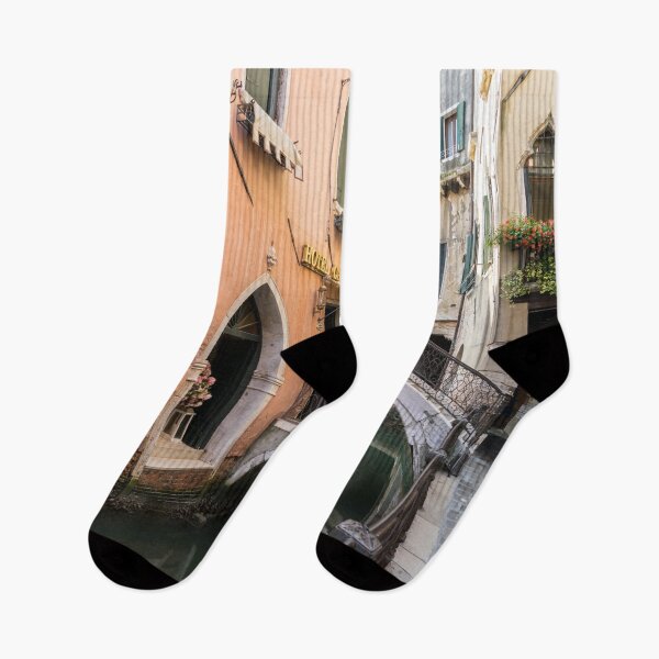 Item preview, Classic Venetian - Rio de San Zanivoro Canal Turn and Dainty Bridge designed and sold by Georgia Mizuleva.