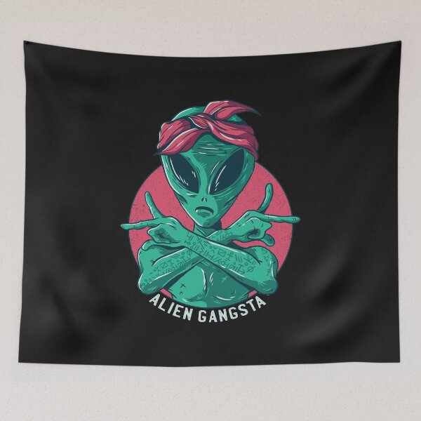 Item preview, Alien gangsta designed and sold by o2bshirt.