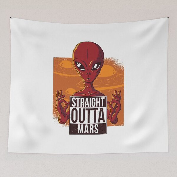Item preview, Straight Outta Mars designed and sold by o2bshirt.