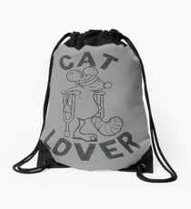 Cat Lover Drawstring Bag