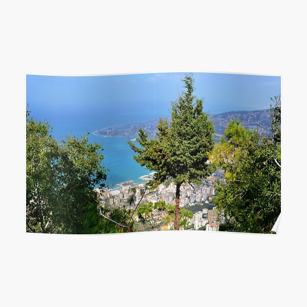 Lebanon's Blue Coast Poster