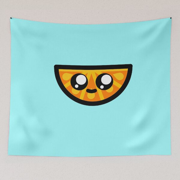 Item preview, Kawaii Orange Slice designed and sold by midnightthecat.