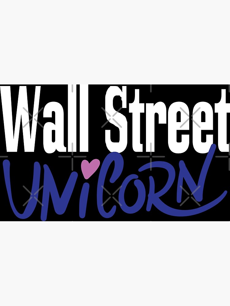 Disover Wall Street Unicorn Premium Matte Vertical Poster