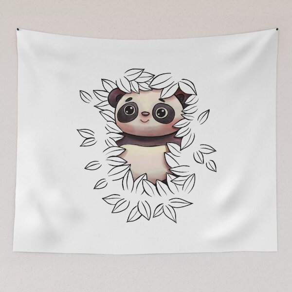Item preview, Panda Cute Illustration Kawaii Gift designed and sold by basselelkadi.
