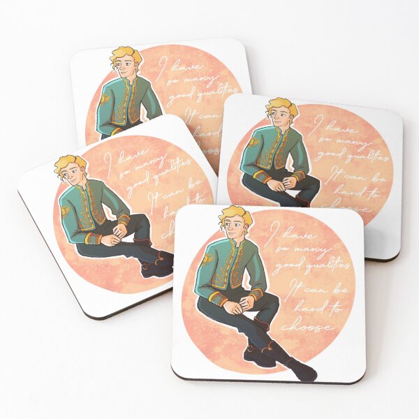 Nikolai Lantsov - Six of Crows, King of Scars, Shadow and Bone Coasters (Set of 4)