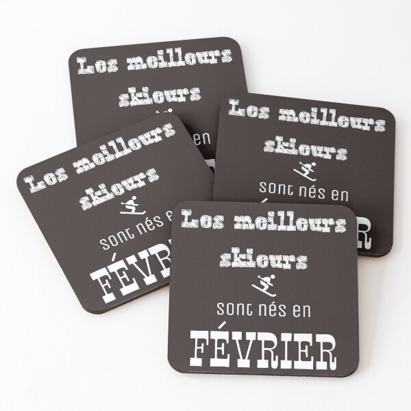 Item preview, The best skiers were born in February! designed and sold by tets.