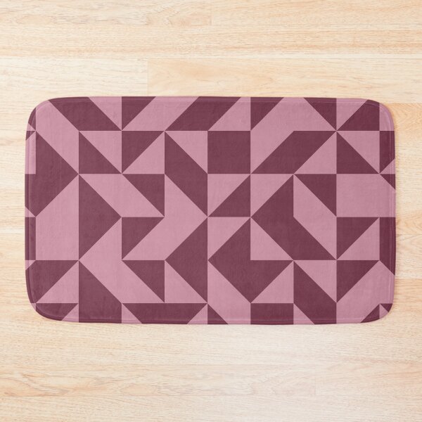Item preview, Pink and Maroon Geometrical Design designed and sold by OneThreeSix.