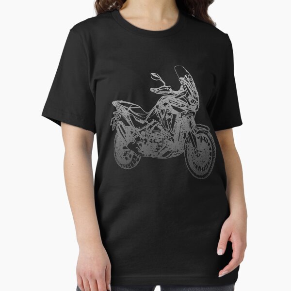 Aperçu de l'œuvre Honda CRF 1100 Africa Twin Pencil Silhouette Enduro Touring pour moto créée et vendue par logotechdesign.