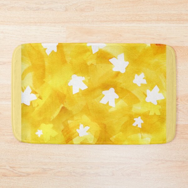 Item preview, Meeples in Yellow | Tabletop Board Game Fan designed and sold by Zab Butler Design.