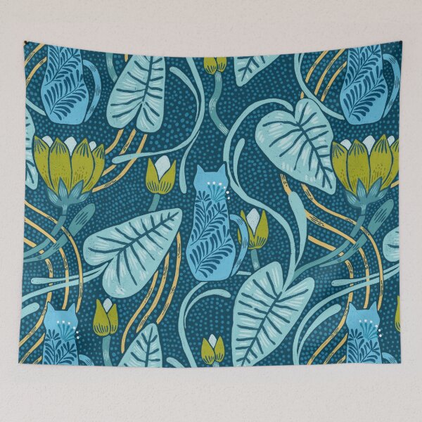 Item preview, Art nouveau kitty cats. designed and sold by kostolom3000.