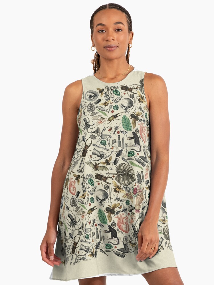 Cute Vintage Bug pattern" A-Line Dress for Sale by zombierenn | Redbubble