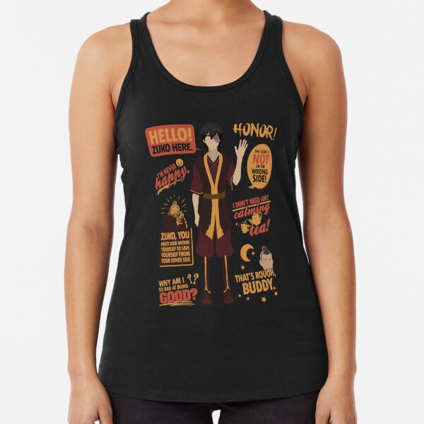 Hello, Zuko Here! Racerback Tank Top