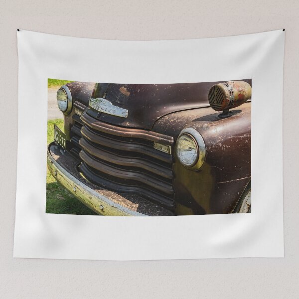 Item preview, The front of a 1957 Chevrolet 3100 pickup truck on display at a car show designed and sold by Graham Cornall.