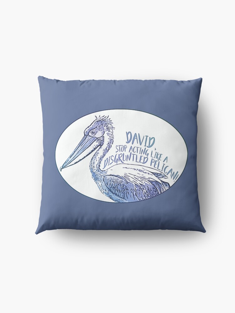 Alternate view of Schitt's Creek Disgruntled Pelican Floor Pillow