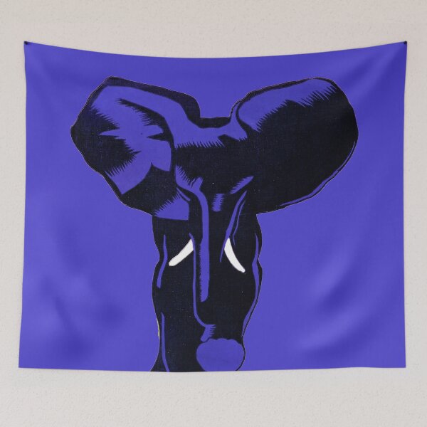 Item preview, Vintage Reproduction Elephant Graphic Artwork designed and sold by vintagerepros.