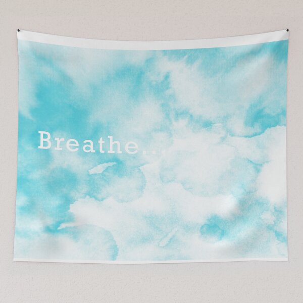 Item preview, Breathe Watercolour Yoga Meditation  designed and sold by RosalieReeves.