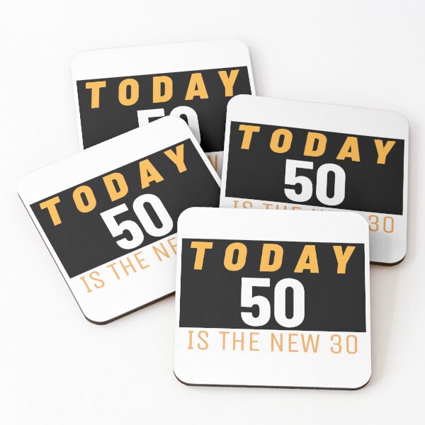 Item preview, Today 50 Is the New 30 Happy Birthday Design  designed and sold by Jacksonso.