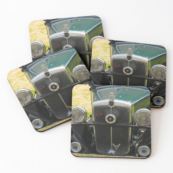 Item preview, The front of a green 1930s Morris 10/6 on display at a car show designed and sold by Graham Cornall.