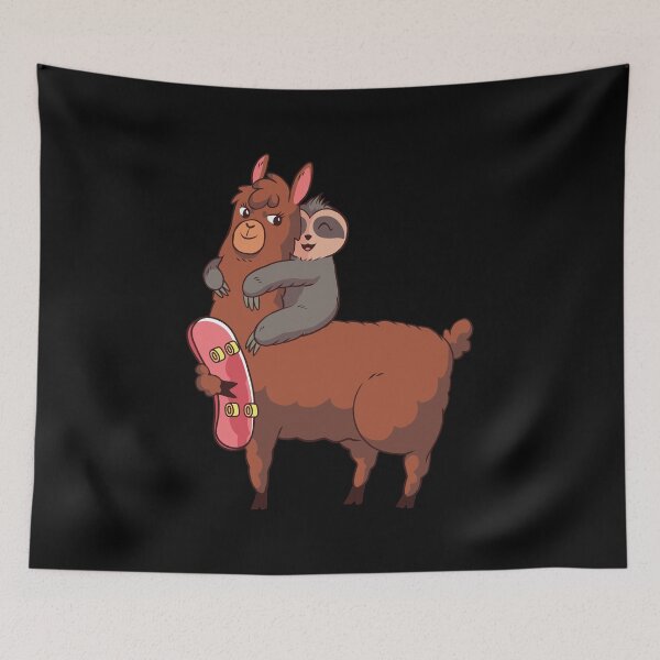 Item preview, Cute llama with sloth partner shirt. designed and sold by emphatic.