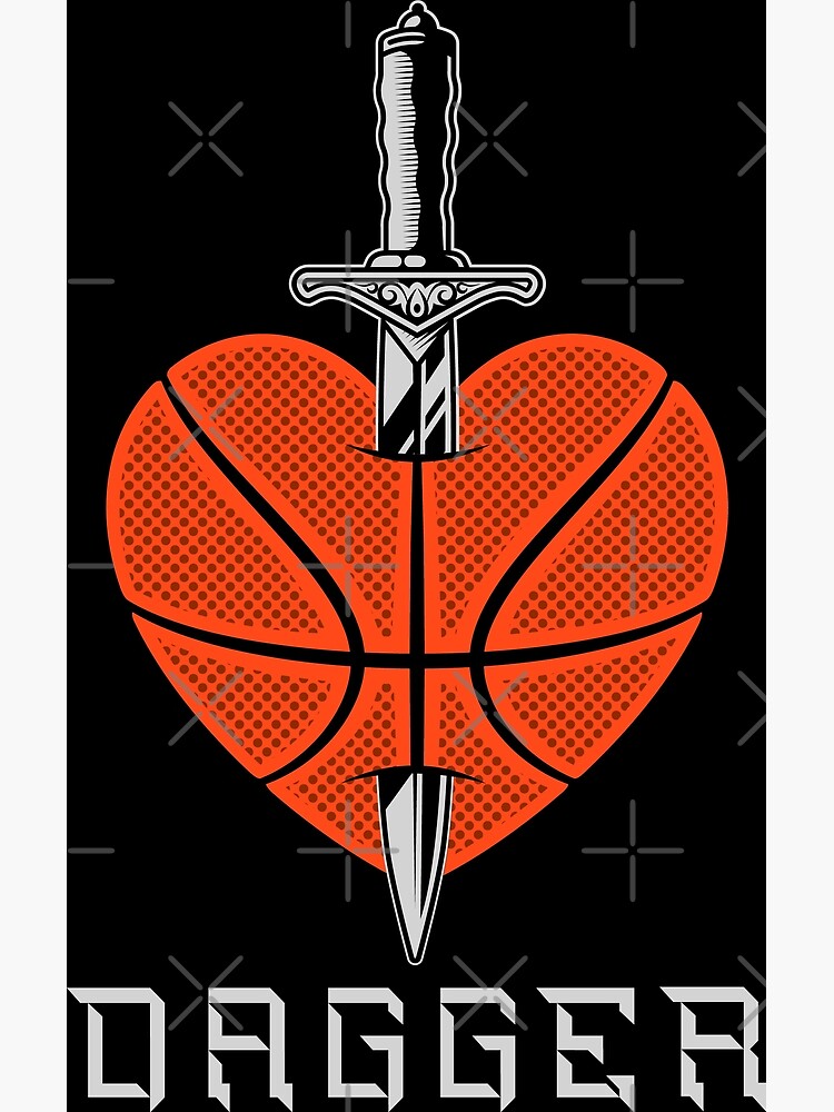 "The Dagger Basketball game winning shot." Poster for Sale by COURTVISION Redbubble