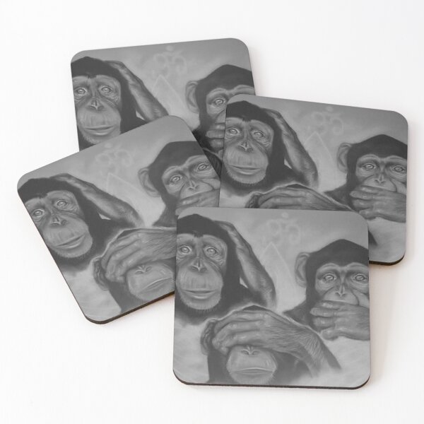Item preview, Three monkeys designed and sold by Redhayu.