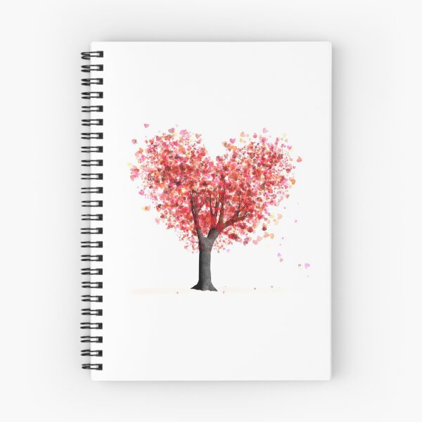 Item preview, red heart tree designed and sold by Nicole Bleck.