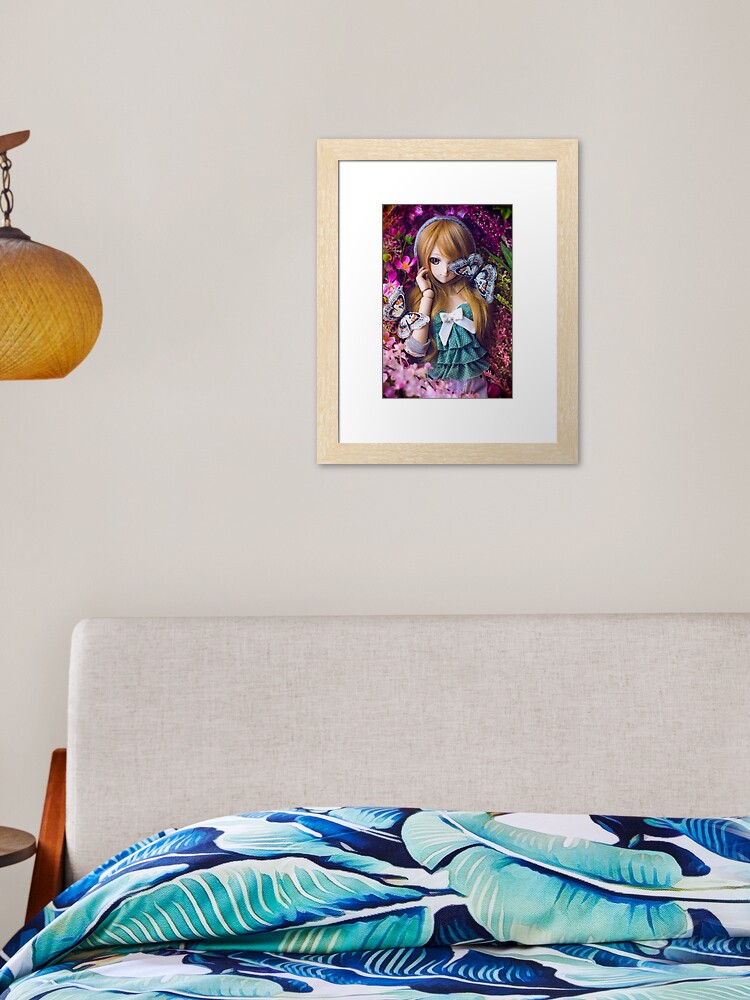 Thumbnail 1 of 7, Framed Art Print, Coco's Valentine designed and sold by orchiddolls.