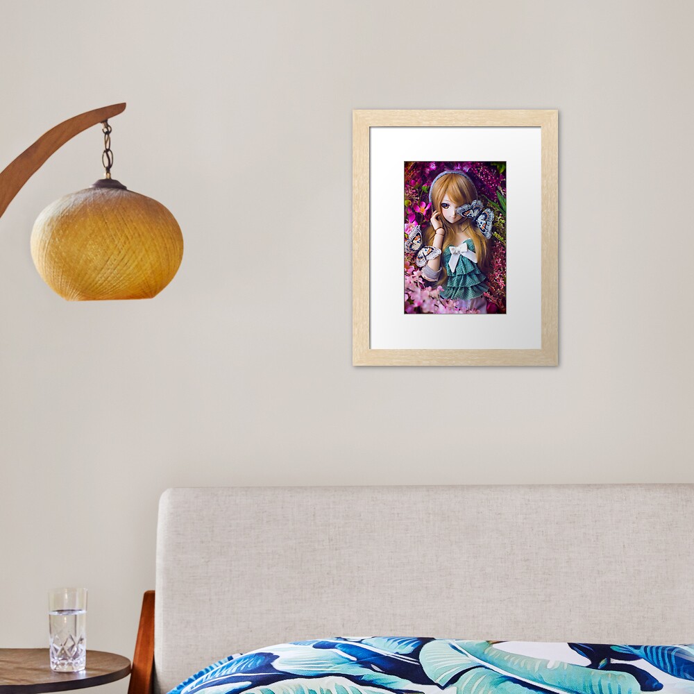 Coco's Valentine Framed Art Print