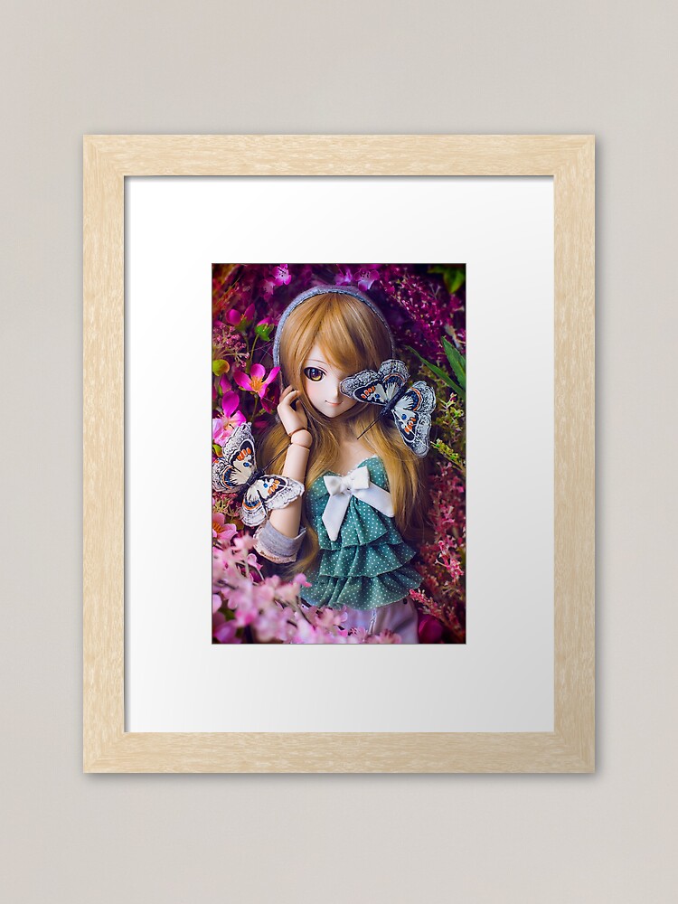 Thumbnail 2 of 7, Framed Art Print, Coco's Valentine designed and sold by orchiddolls.