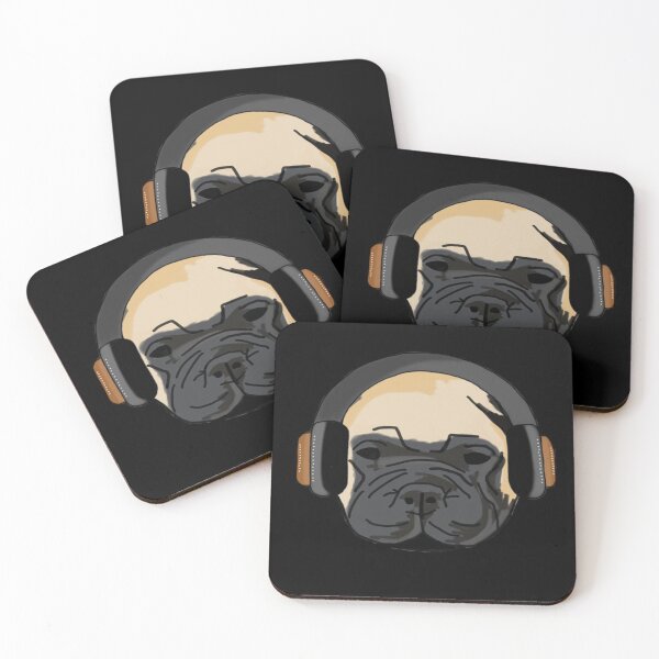 Item preview, Pug with a Headphone designed and sold by JaysonBangit.