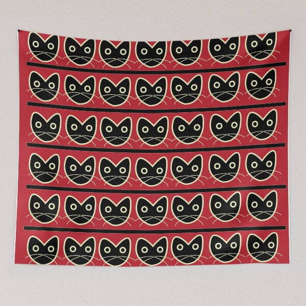 Item preview, Black Cats Pattern designed and sold by Nisha Prabhu.