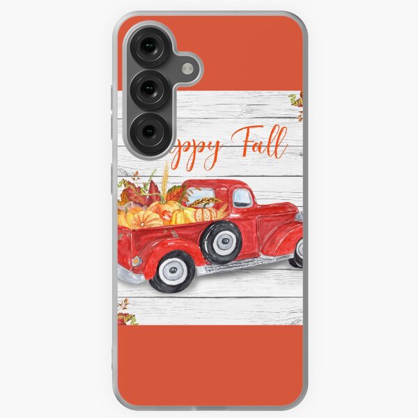 Item preview, Vintage Red truck Fall designed and sold by Jean Plout.