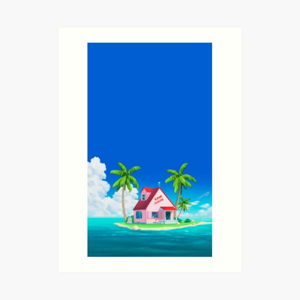 Casa de Dragon Ball Kame Lámina artística