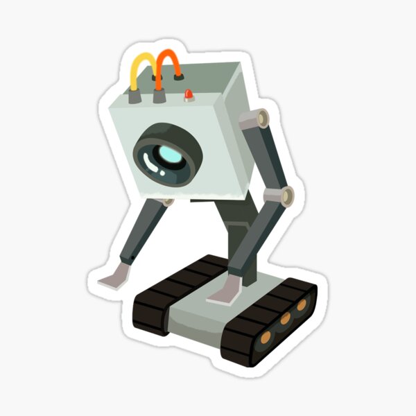 Vector Robot sticker – InkBot