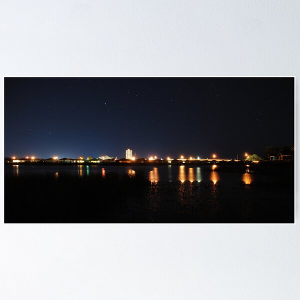 Item preview, Tweed Lights Across Lake Kimberley designed and sold by grahammewburn.