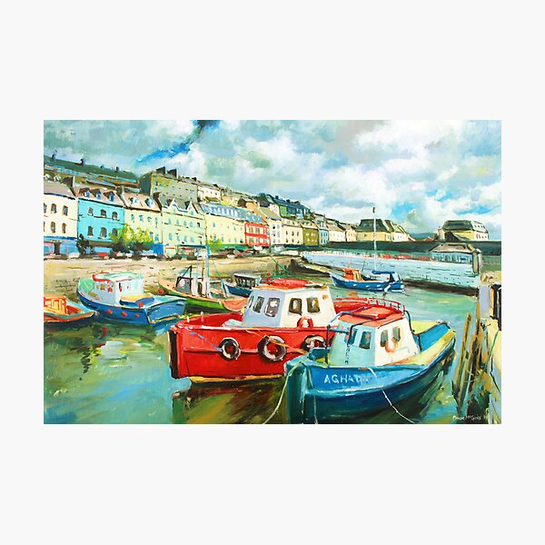 Promenade at Cobh Harbour, Ireland Photographic Print