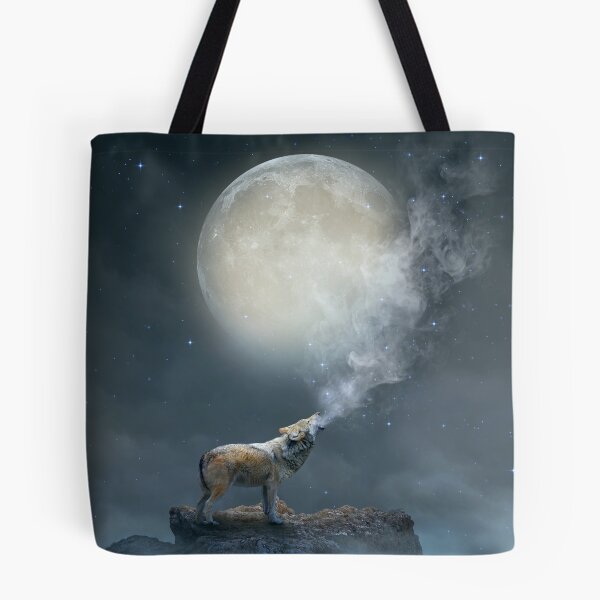 Item preview, The Light of Starry Dreams (Wolf Moon) designed and sold by soaringanchor.