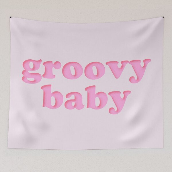 Item preview, Groovy baby (pink) designed and sold by kassiopeiia.